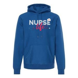 Nurse Life Hospital Rn Nursing Stethoscope Lpn Medical Nurse Gift Premium Hoodie