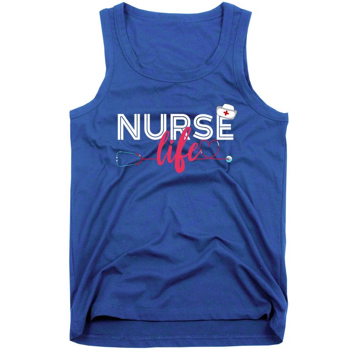 Nurse Life Hospital Rn Nursing Stethoscope Lpn Medical Nurse Gift Tank Top