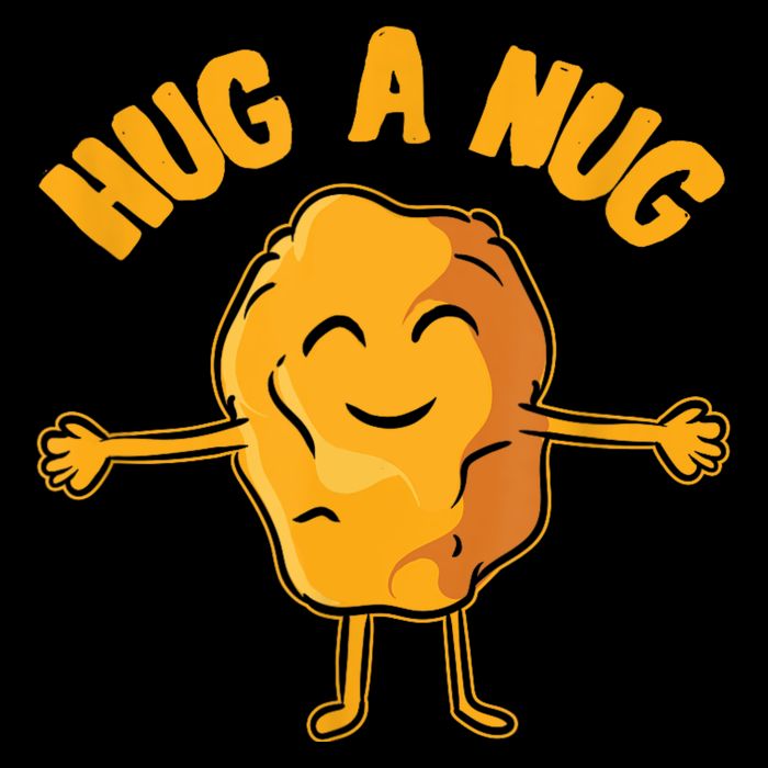 Nug Life Hug The Nug Chicken Nugget Baby Bodysuit