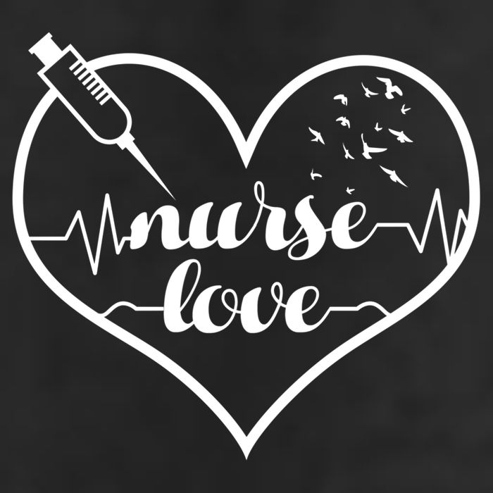 Nurses Lovable Heartbeats Gift 7 Panel Mesh Trucker Snapback Hat