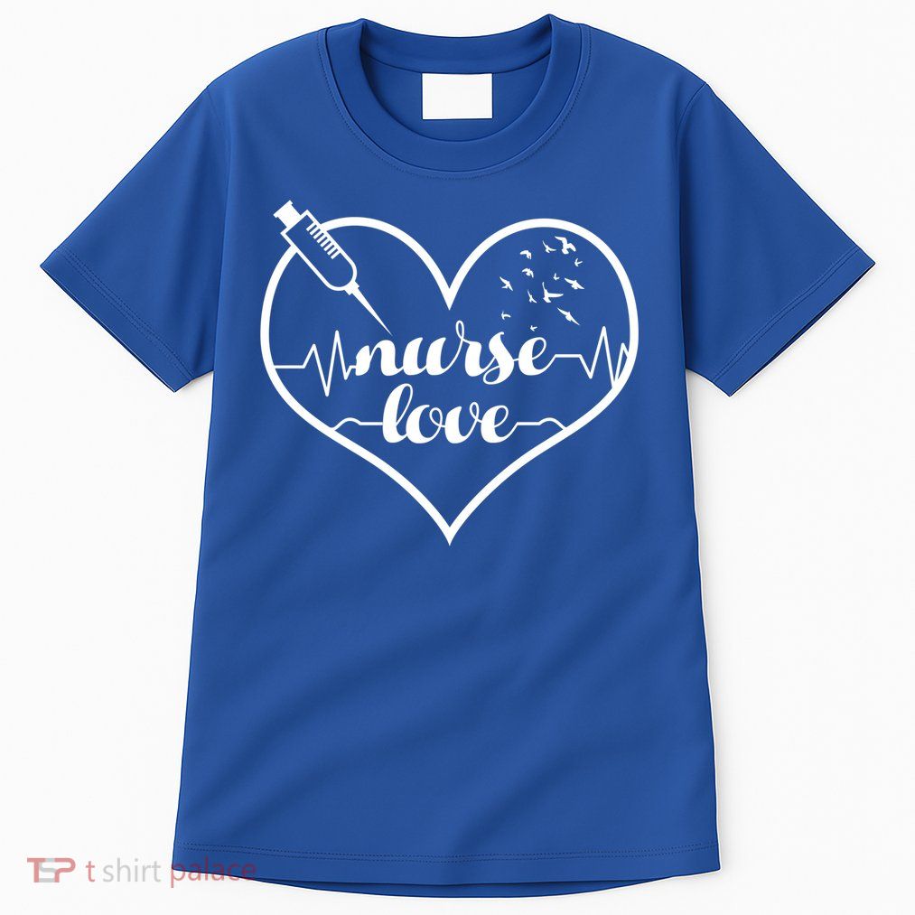 Nurses Lovable Heartbeats Gift Tall T-Shirt