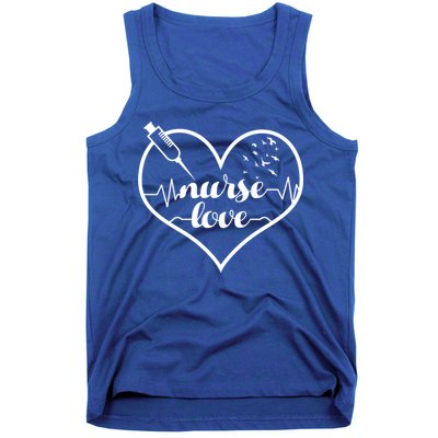 Nurses Lovable Heartbeats Gift Tank Top