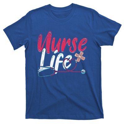 Nurse Life Hospital Medicine Stethoscope Medical Nurse Gift T-Shirt