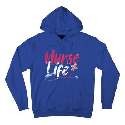 Nurse Life Hospital Medicine Stethoscope Medical Nurse Gift Tall Hoodie