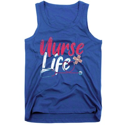 Nurse Life Hospital Medicine Stethoscope Medical Nurse Gift Tank Top