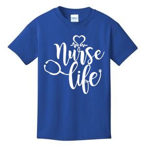 Nurse Life Is The Best Life Nursing Profession Nurse Life Cool Gift Kids T-Shirt