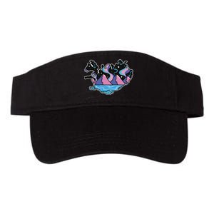 Northern Lights Island Map Valucap Bio-Washed Visor