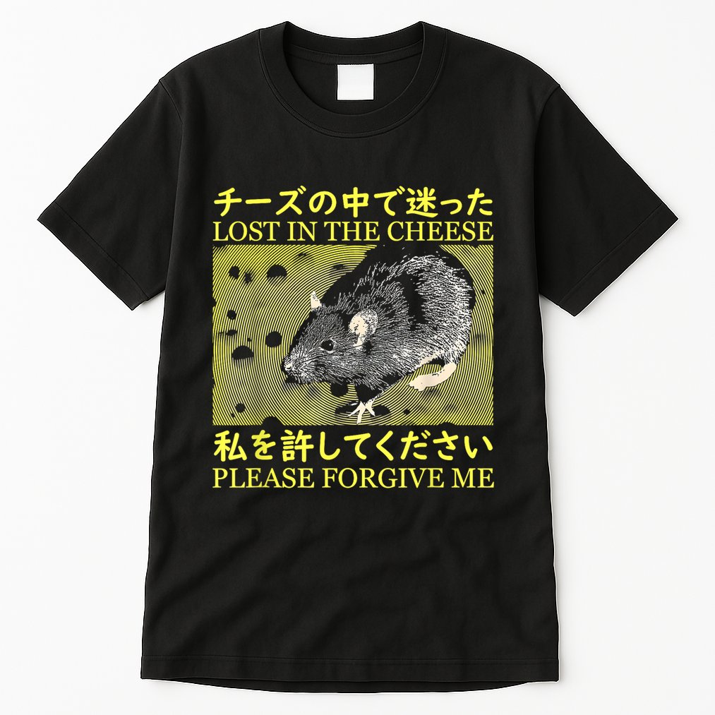 Nice Lost In The Cheese Please Forgive Me Tall T-Shirt