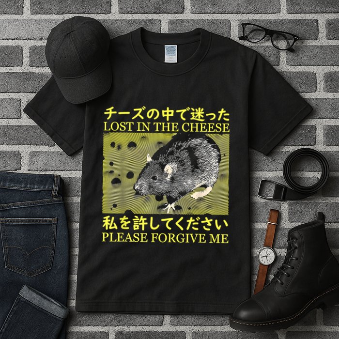 Nice Lost In The Cheese Please Forgive Me Tall T-Shirt
