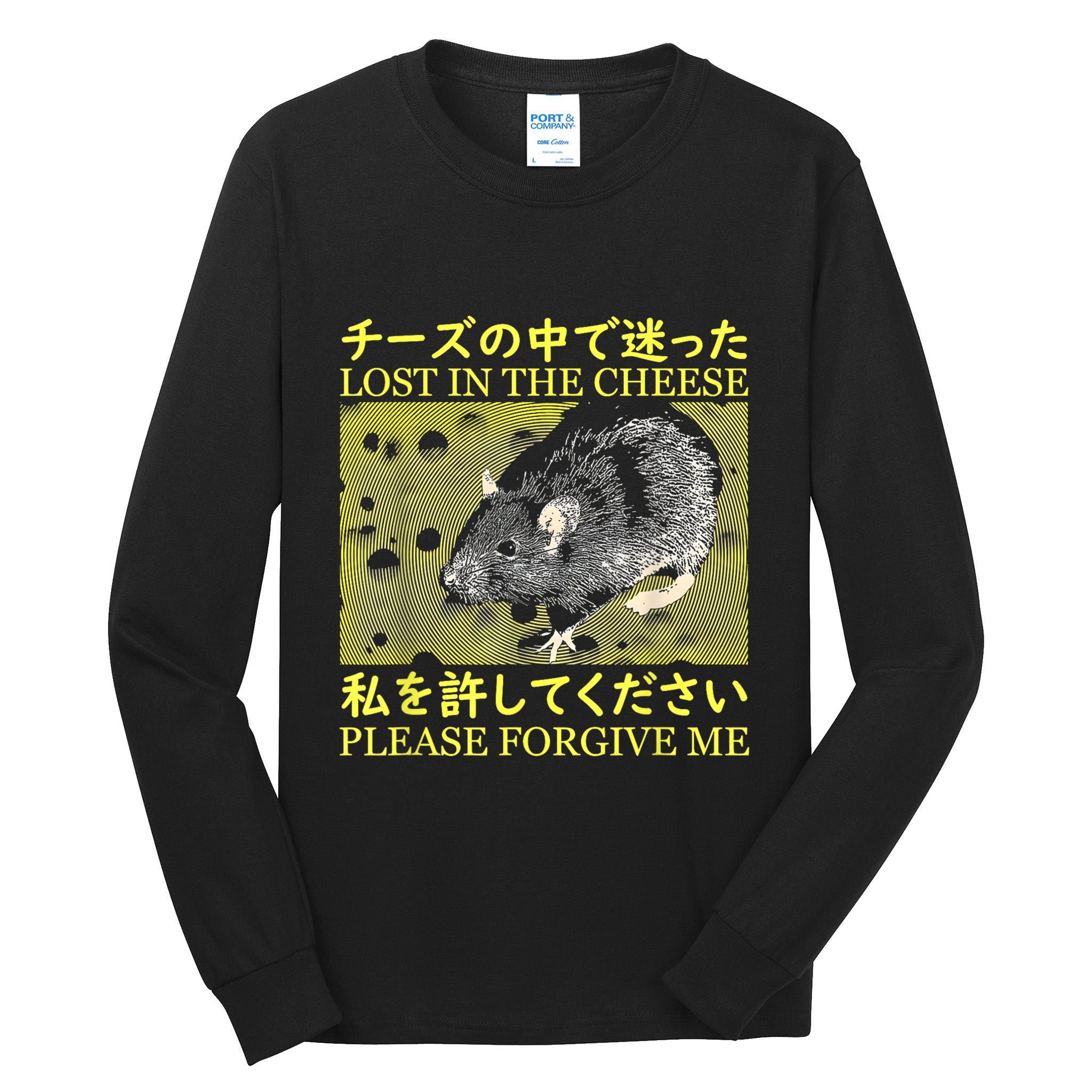 Nice Lost In The Cheese Please Forgive Me Tall Long Sleeve T-Shirt