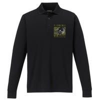 Nice Lost In The Cheese Please Forgive Me Performance Long Sleeve Polo