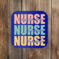 Nurse Love Inspire Heal Nurse Lover Surgical Nurse Gift Coaster