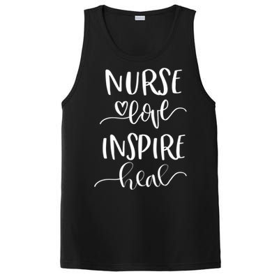 Nurse Love Inspire Heal Gift PosiCharge Competitor Tank