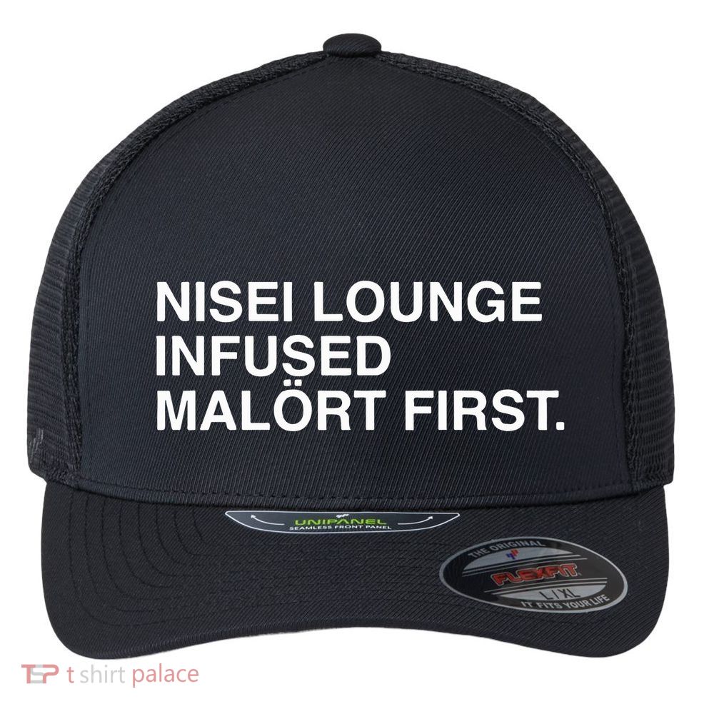 Nisei Lounge Infused MalöRt First Flexfit Unipanel Trucker Cap
