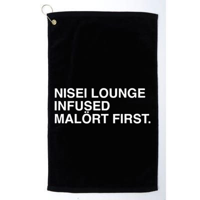 Nisei Lounge Infused MalöRt First Golf Towel
