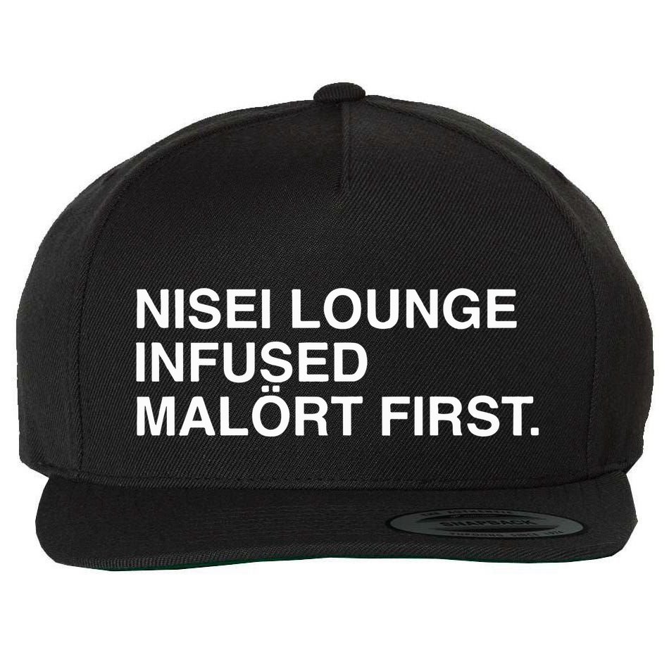 Nisei Lounge Infused MalöRt First Wool Snapback Cap
