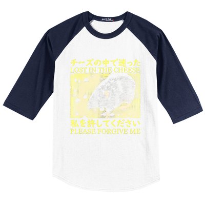 Nice Lost In The Cheese Please Forgive Me Baseball Sleeve Shirt