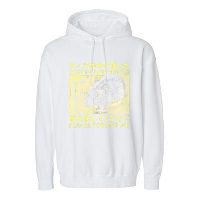 Nice Lost In The Cheese Please Forgive Me Garment-Dyed Fleece Hoodie