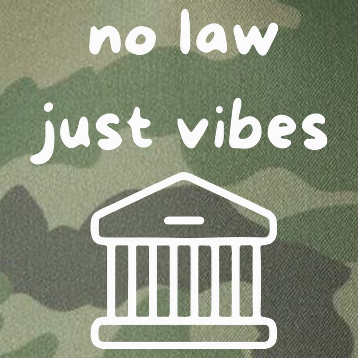 No Law Just Vibes Legacy Tie Dye Trucker Hat