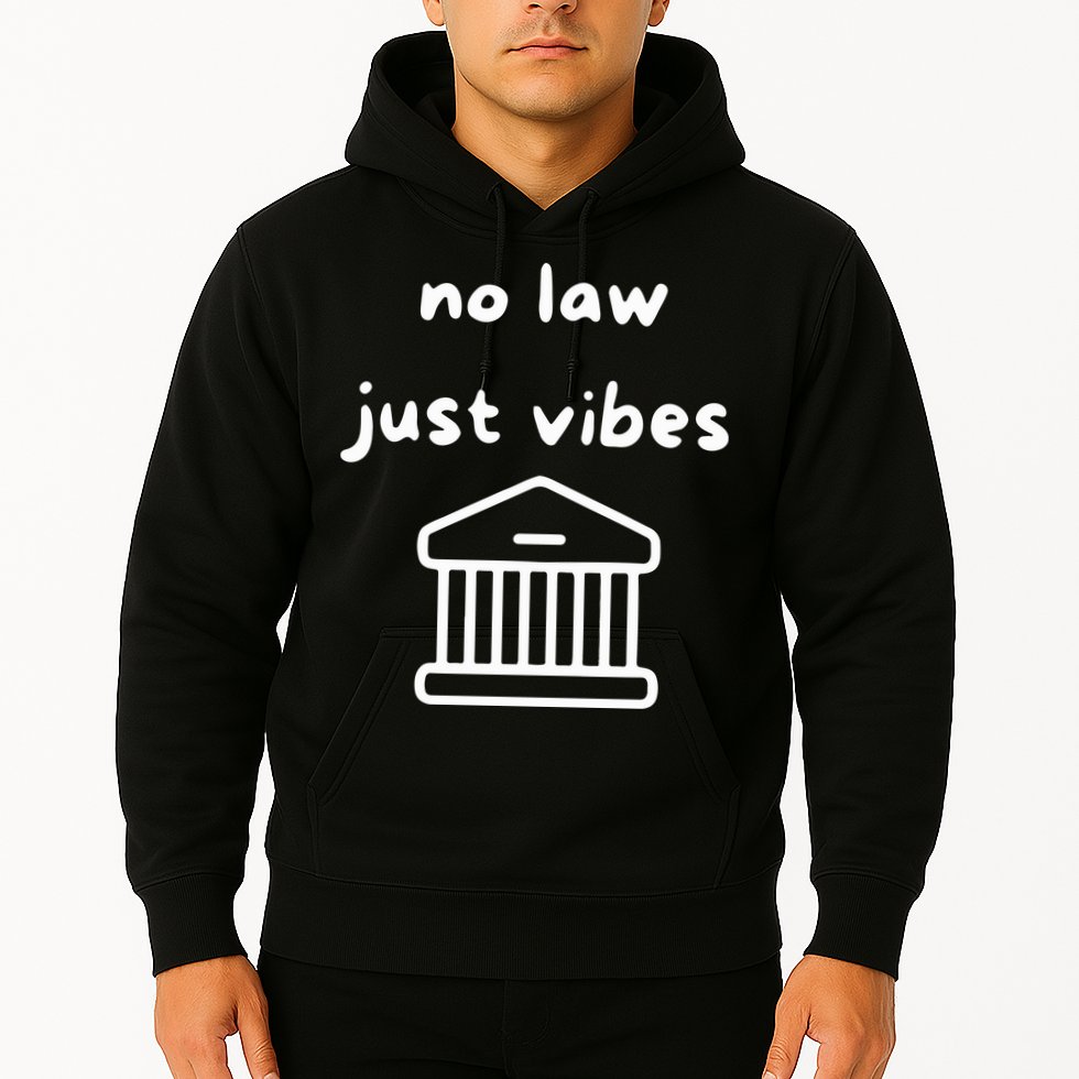 No Law Just Vibes Hoodie