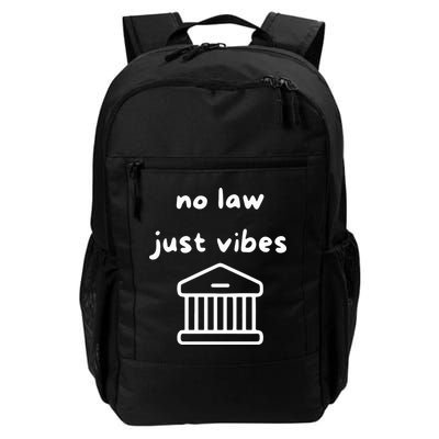 No Law Just Vibes Backpack
