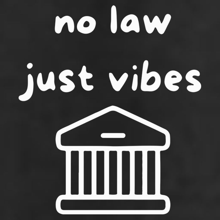 No Law Just Vibes 25L Jumbo Tote