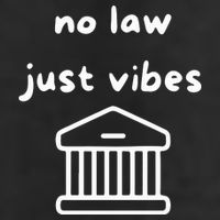 No Law Just Vibes Golf Towel