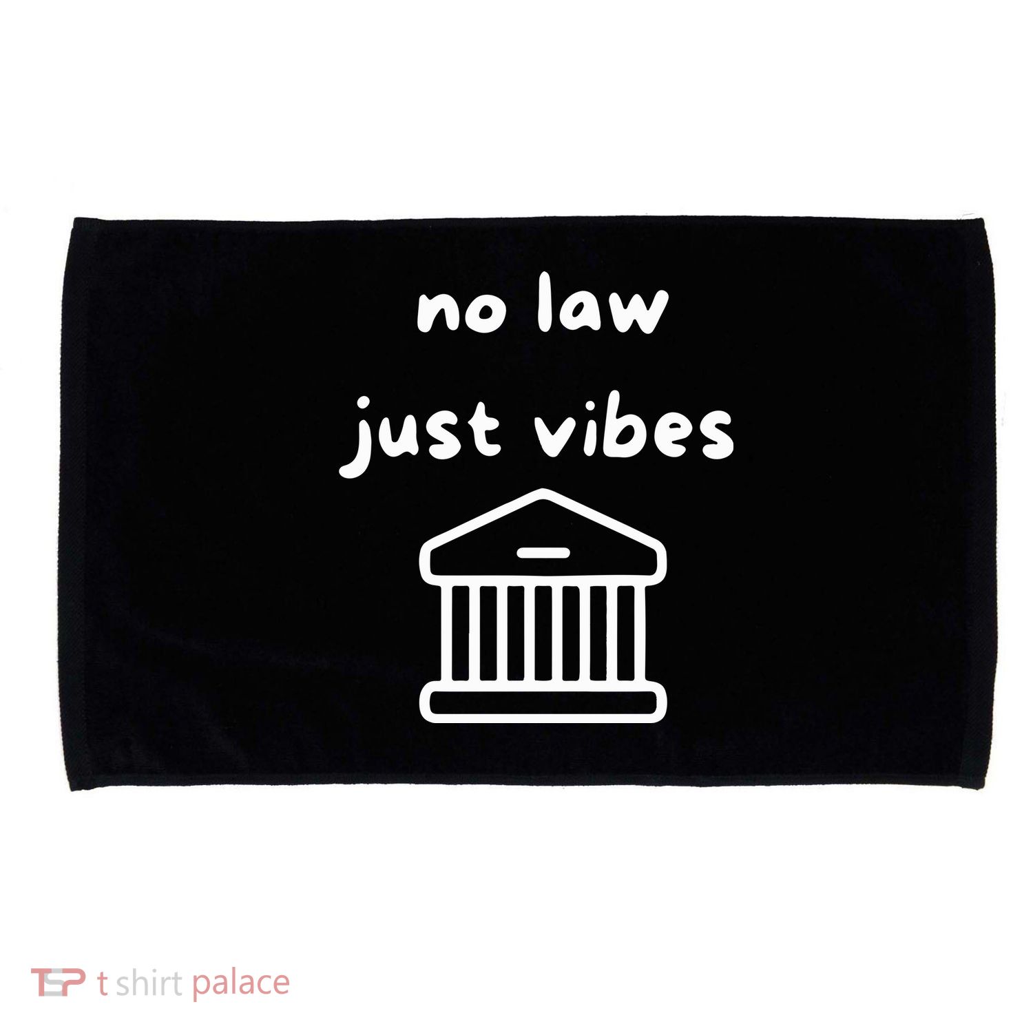 No Law Just Vibes Microfiber Hand Towel