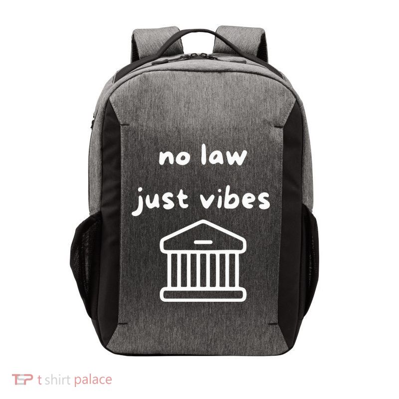 No Law Just Vibes Vector Backpack