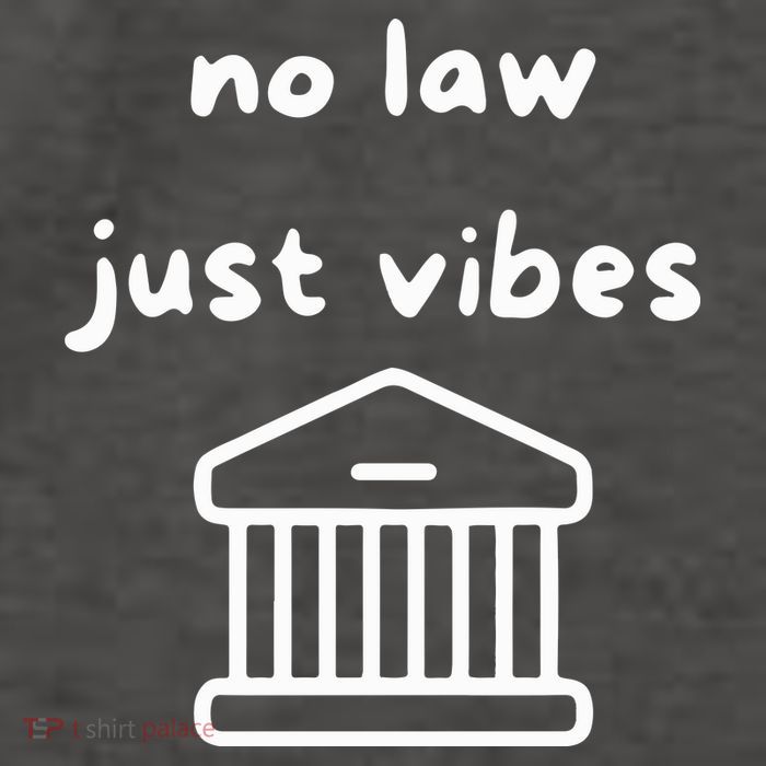 No Law Just Vibes Vector Backpack