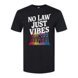 No Law Just Vibes Softstyle CVC T-Shirt