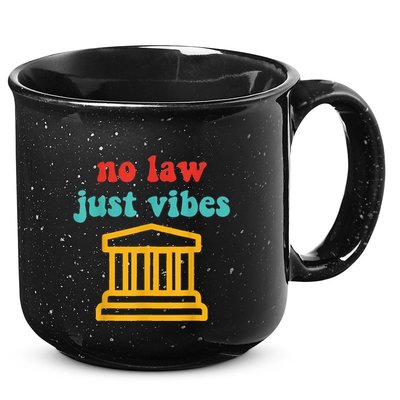 No Law Just Vibes 15oz Campfire Ceramic Mug