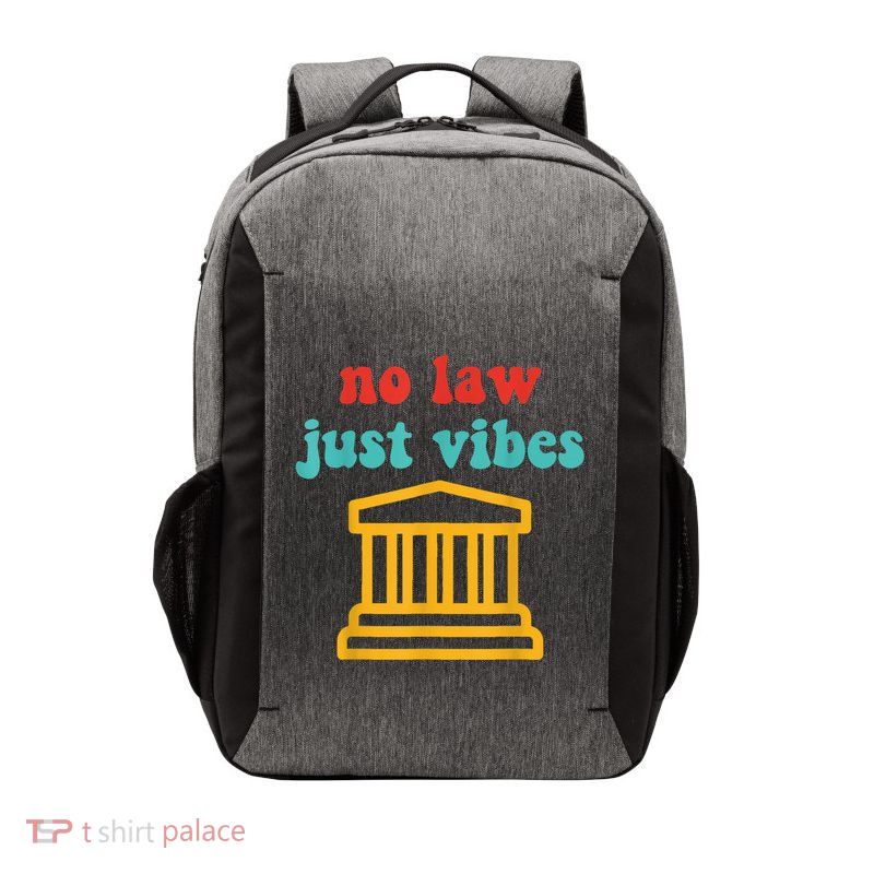 No Law Just Vibes Vector Backpack