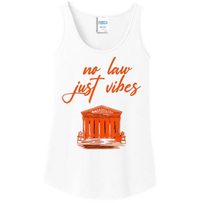 No Law Just Vibes Ladies Essential Tank