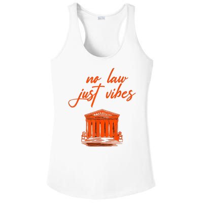 No Law Just Vibes Ladies PosiCharge Competitor Racerback Tank