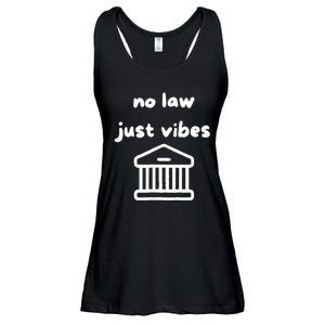 No Law Just Vibes Ladies Essential Flowy Tank