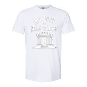 No Law Just Vibes Softstyle® CVC T-Shirt