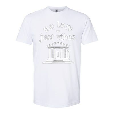 No Law Just Vibes Softstyle CVC T-Shirt