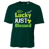 Not Lucky Just Blessed Cooling Performance Crew T-Shirt