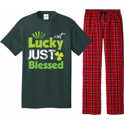 Not Lucky Just Blessed Pajama Set