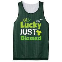 Not Lucky Just Blessed Mesh Reversible Basketball Jersey Tank