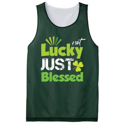 Not Lucky Just Blessed Mesh Reversible Basketball Jersey Tank