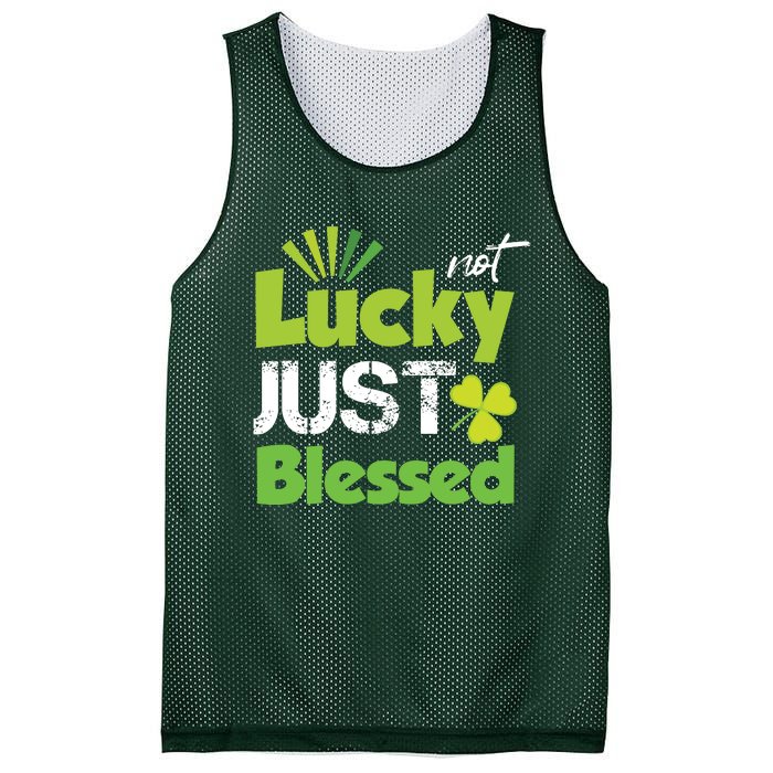 Not Lucky Just Blessed Mesh Reversible Basketball Jersey Tank