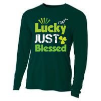 Not Lucky Just Blessed Cooling Performance Long Sleeve Crew