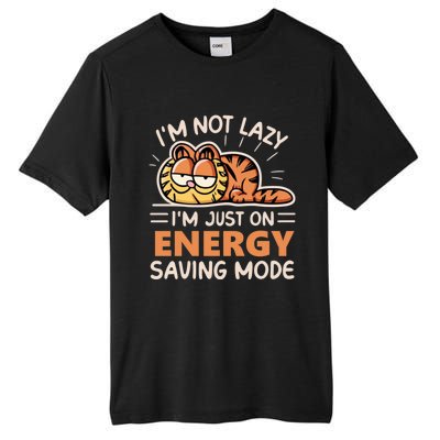 Not Lazy Just On Energy Saving Mode Funny Hilarious And Humorous Tall Fusion ChromaSoft Performance T-Shirt