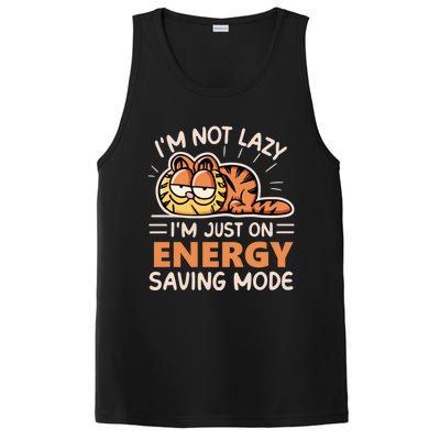 Not Lazy Just On Energy Saving Mode Funny Hilarious And Humorous PosiCharge Competitor Tank