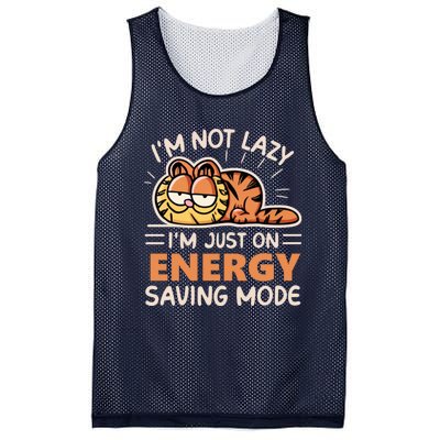 Not Lazy Just On Energy Saving Mode Funny Hilarious And Humorous Mesh Reversible Basketball Jersey Tank