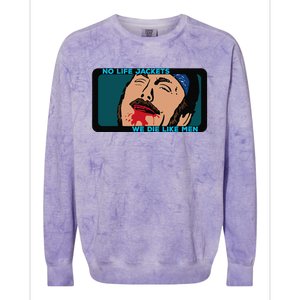 No Life Jacket We Die Like Me.N Colorblast Crewneck Sweatshirt