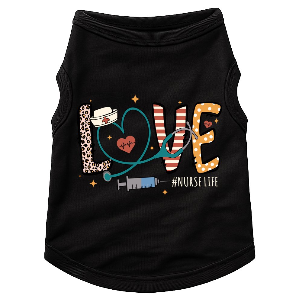 Nurse Life Love Inspire Heal Happy Nurses Day Gift Doggie Tank