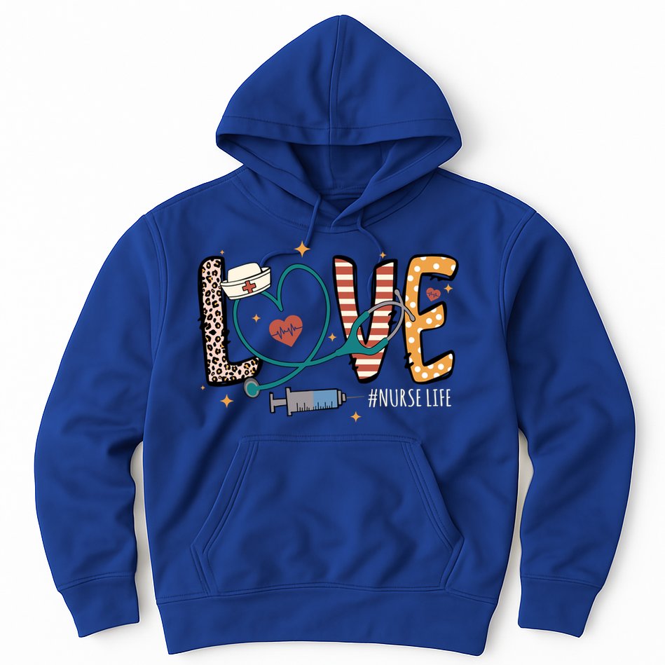 Nurse Life Love Inspire Heal Happy Nurses Day Gift Hoodie